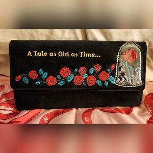 Velvet Beauty And The Beast Wallet (Rare)